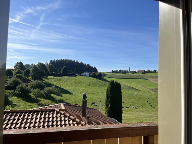 Unverbaubare Weitsicht und Ruhe direkt vom Balkon aus geniessen