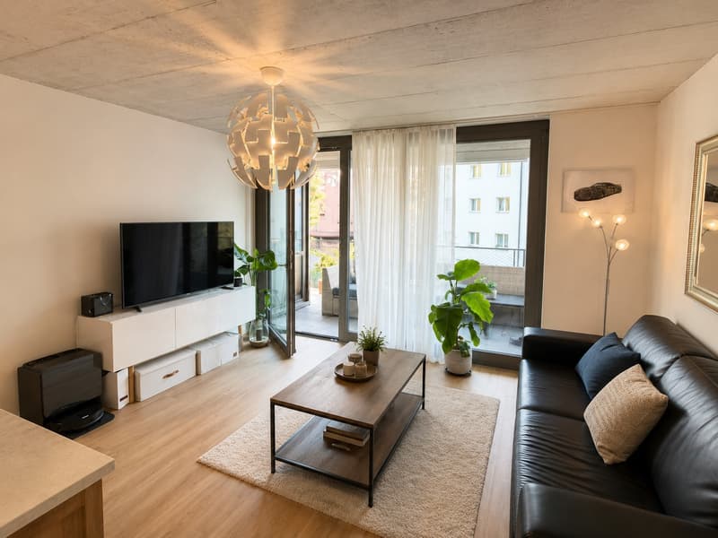 Moderne 2-Zimmer-Wohnung mit grosser Loggia in Liestal (1)
