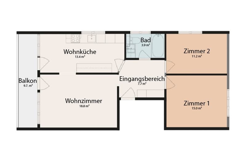 Helle 3.5-Zimmerwohnung mit Balkon und Weitblick (8)