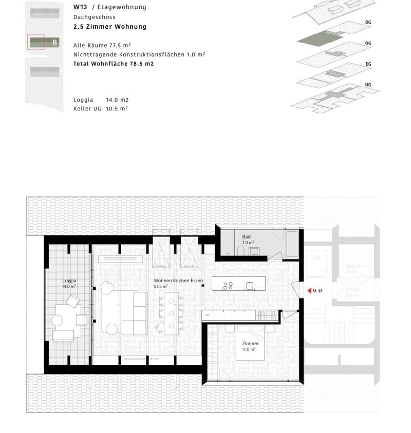 Newly built, first-occupancy 2.5-room attic apartment in Muttenz (12)