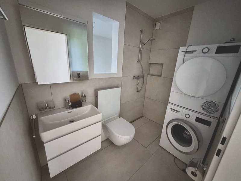 WC mit Waschturm