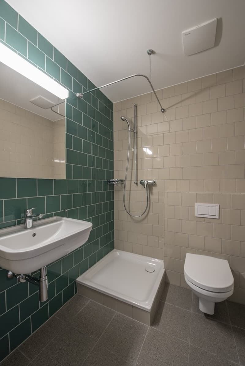 Nasszelle Dusche/WC - Musterfoto