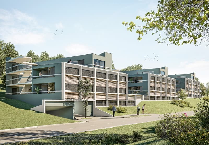 Moderne 3.5-Zimmer-Wohnung im Neubau (2)