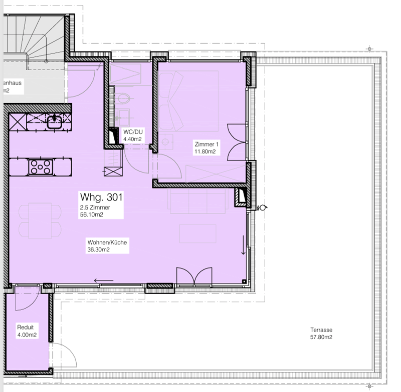 Modern wohnen mit Weitblick und 57 m² privater Terrasse (8)