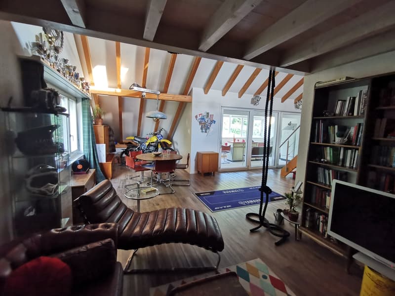 2,5 Zimmer 117 m² Dachgeschoss Wohnung mit Galerie und Wintergarten (3)