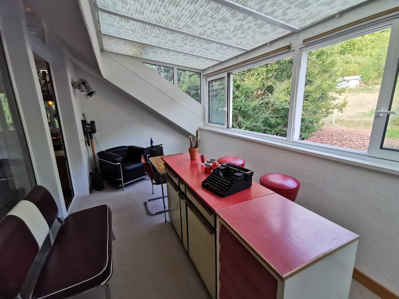 2,5 Zimmer 117 m² Dachgeschoss Wohnung mit Galerie und Wintergarten (10)