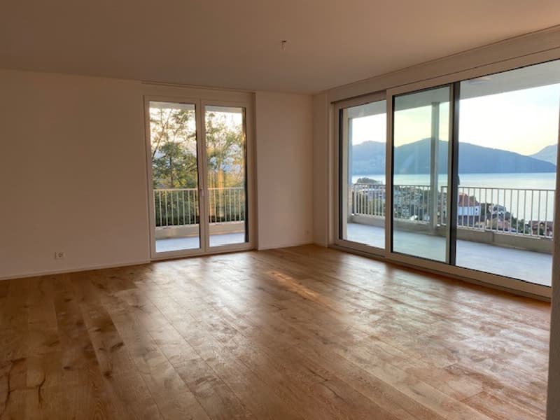 Letzte 5.5 Zimmerwohnung an Top Aussichtslage auf See und Berge (1)
