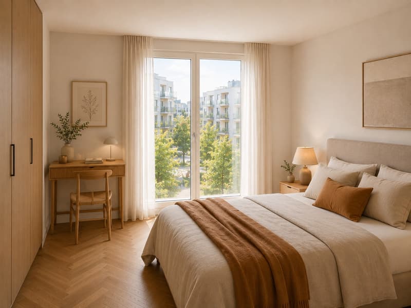 Erstbezug: moderne 2.5-Zimmer-Neubauwohnung mit Balkon in Zürich-Oerlikon (4)