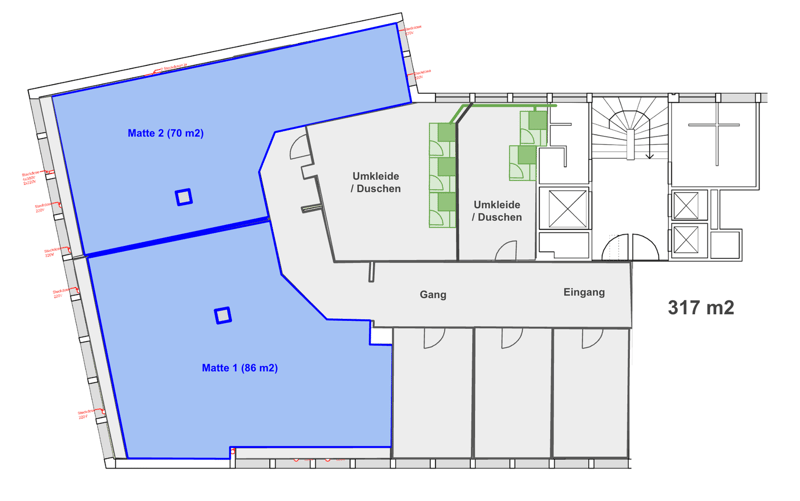 Premium Trainingsstudio zur Untermiete in Zürich beim Limmatplatz inkl. 2 Parkplätze (befristet bis 31.05.2027) (9)