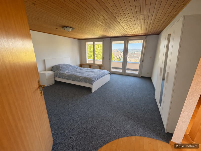 Möbliertes WG-Zimmer mit Balkonzugang in Lufingen (1)