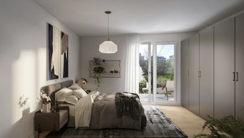 Erstbezug in Affoltern am Albis  3½-Zimmer-Gartenwohnung mit 113 m² privatem Garten (2)