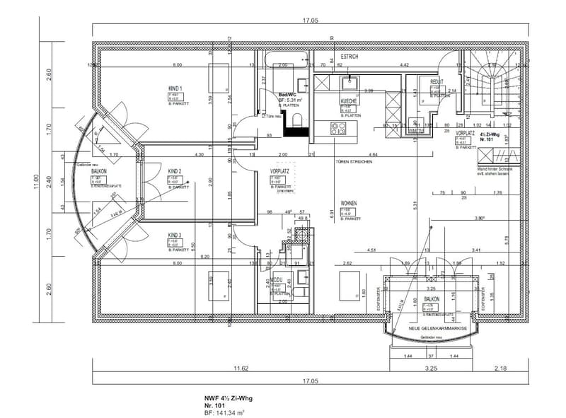 4.5-Zimmerwohnung im 2. Obergeschoss  Erstvermietung nach Sanierung (4)