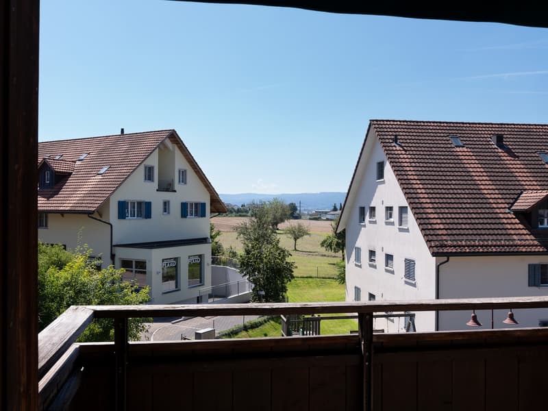 Aussicht vom Balkon