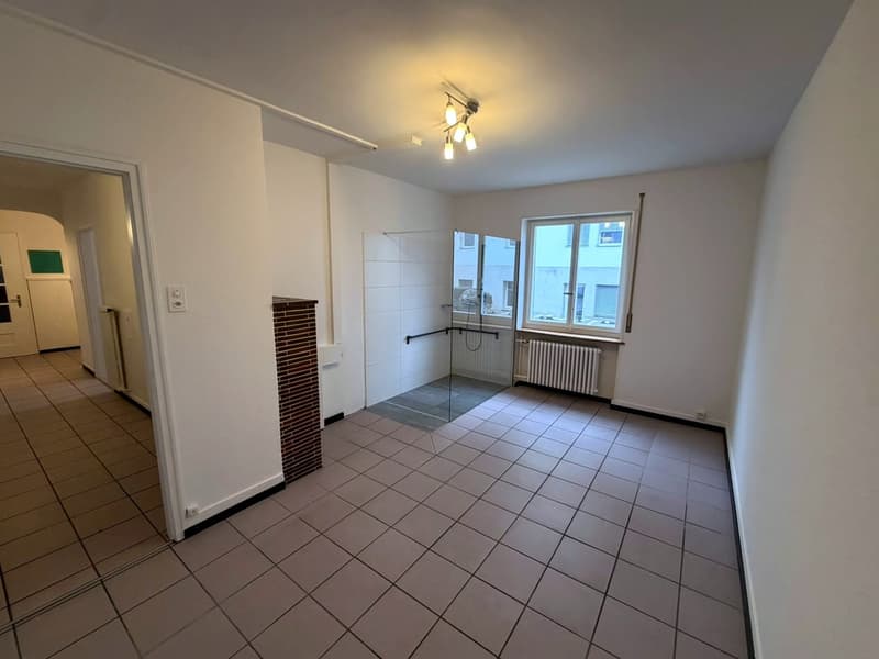 Schlafzimmer mit Dusche