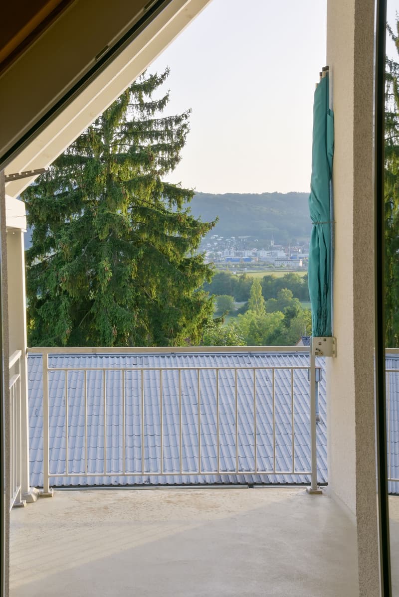 Sonnige 4.5-Zimmer-Dachmaisonette mit Traum-Weitsicht im Limmattal / Sunny 4.5-Room Duplex Apartment with Panoramic Views in Oetwil an der Limmat (2)