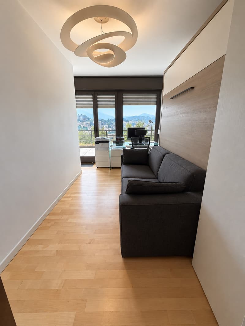Elegante 3.5 locali con ampia terrazza panoramica e vista lago  Paradiso (10)
