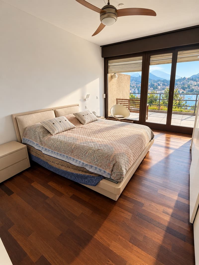 Elegante 3.5 locali con ampia terrazza panoramica e vista lago  Paradiso (7)