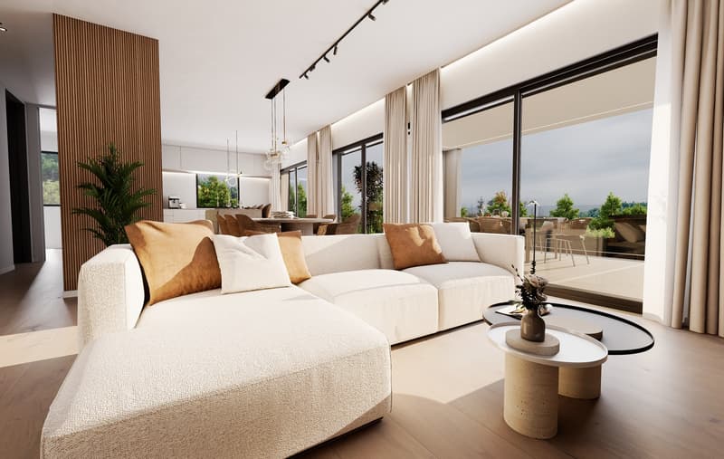 Residenza Le Gemme P1: 4.5 locali con doppia terrazza a Canobbio (1)