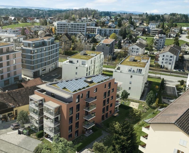 Erstbezug in Affoltern am Albis, moderne 2½-Zimmerwohnung mit grossem Gartensitzplatz (3)