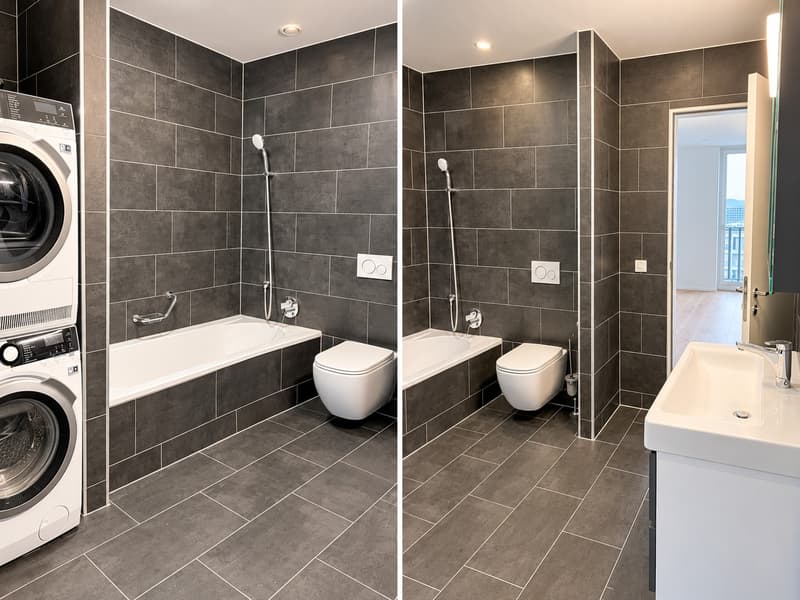 Helle 3.5-Zimmer-Dachwohnung mit Balkon, Weitsicht & Bahnhof direkt vor der Haustüre (6)