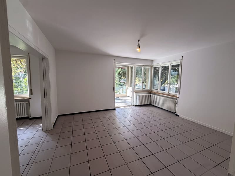 Frisch renovierte 4½-Zimmer-Wohnung mit Garten und Wintergarten  hohe, helle Räume (10)