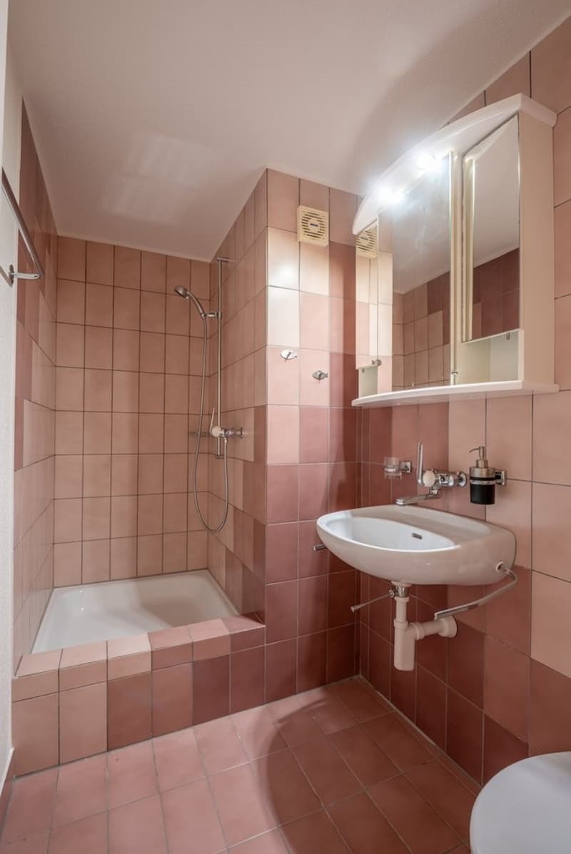 Nasszelle Dusche/WC - Musterfoto