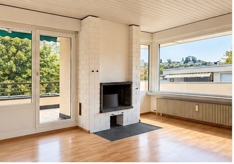 Grosszügige 4.5-ZWG mit Cheminée und weitläufiger Terrasse (2)