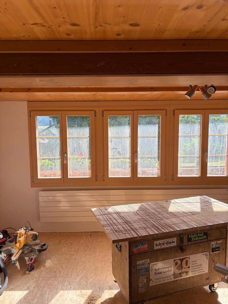 Charmante 4.5-Zimmer-Parterrewohnung in historischem Bauernhaus – Hettiswil b. Hindelbank (4)
