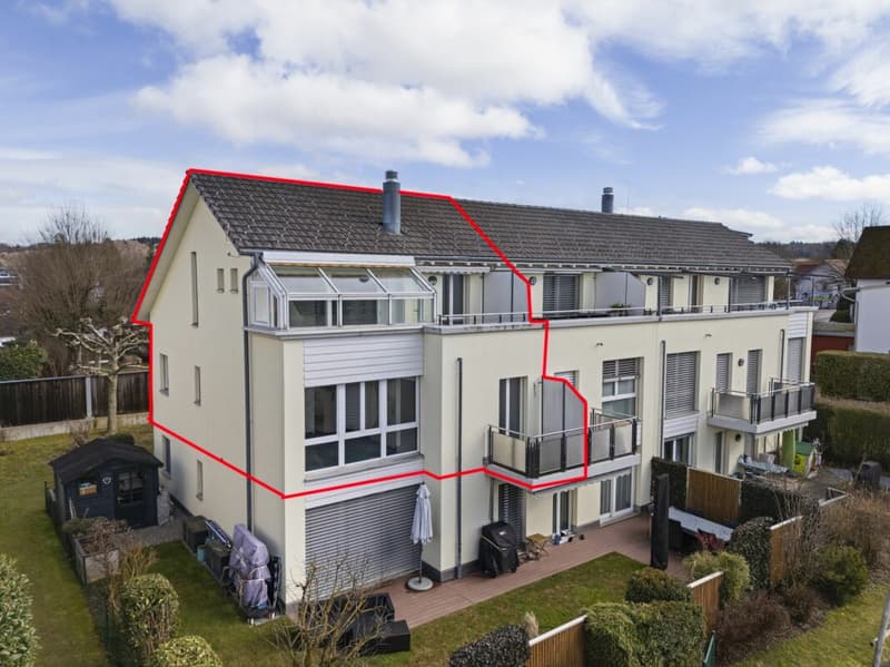 4.5-room maisonette apartment with Alpine view and separate office/hobby room (5)