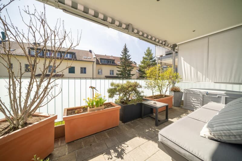 Proche de la ville et calme - charmant appartement 3 1/2 pièces (3)