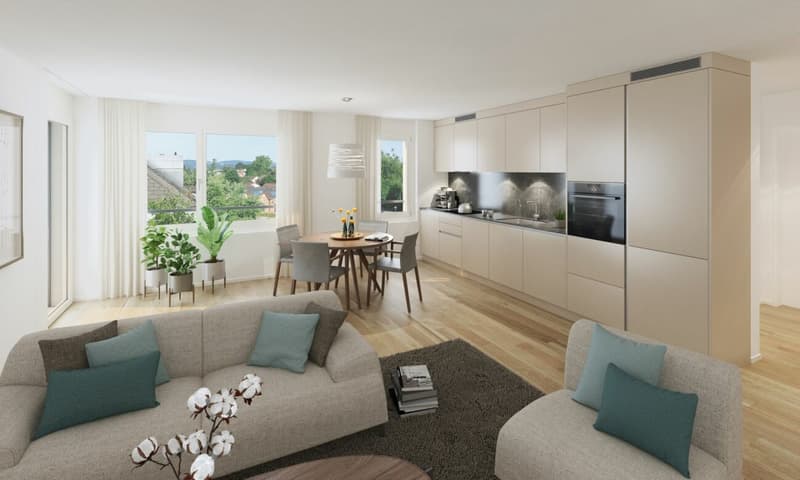 Appartement de 2,5 pièces élégant pour les personnes qui apprécient la qualité (1)