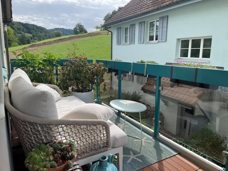 Balkon seitlich