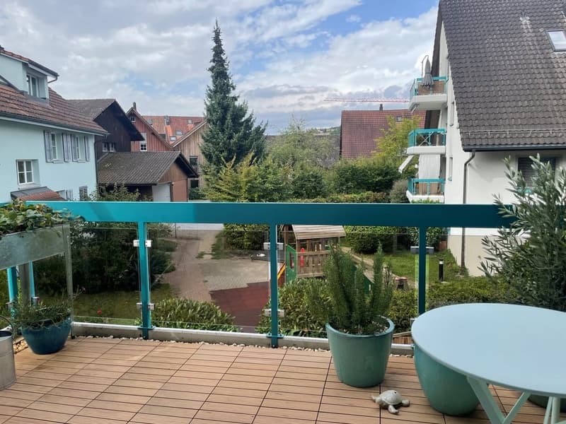 Balkon zu Spielplatz