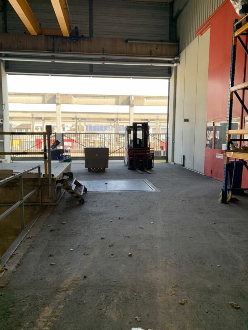 Spazio di magazzinaggio e logistica con gru e ricezione di merci a Villmergen (18)