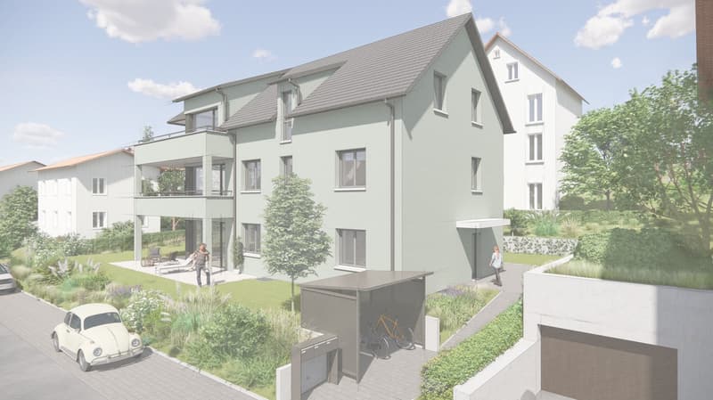 Progetto di costruzione nuovo sulla Sonnenstrasse a Nussbaumen - Appartamento n. 2 - Appartamento a piano (2)