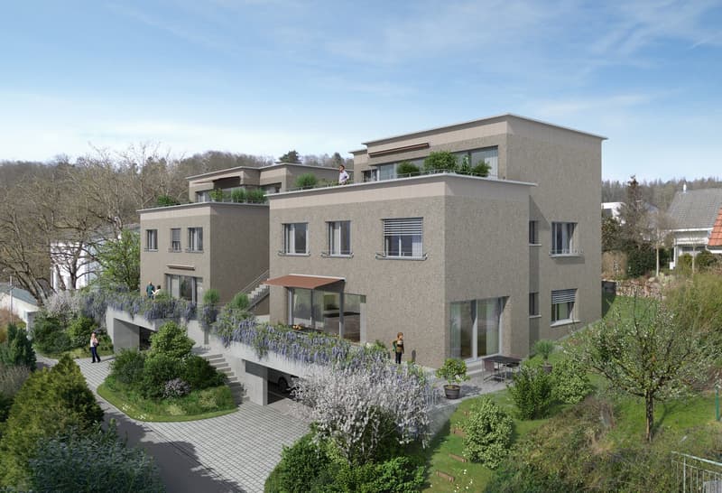 Construction Start - New Building on Sunny Huebachersteig in Untersiggenthal – House B / Apartment 1B (1)
