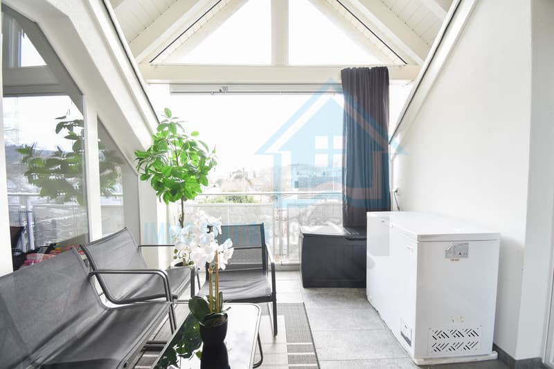 Verglaster Balkon/Loggia