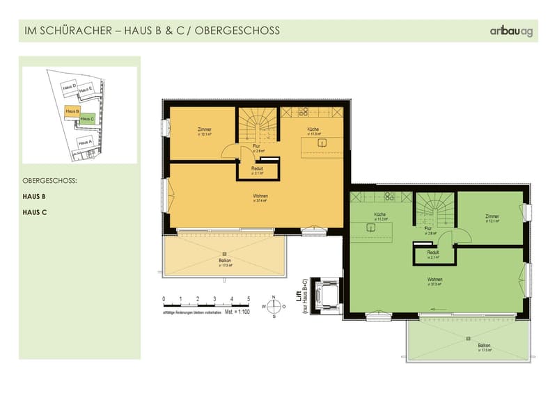 Cinq maisons familiales attrayantes "Im Schüracher", 8418 Waltenstein/Schlatt (7)