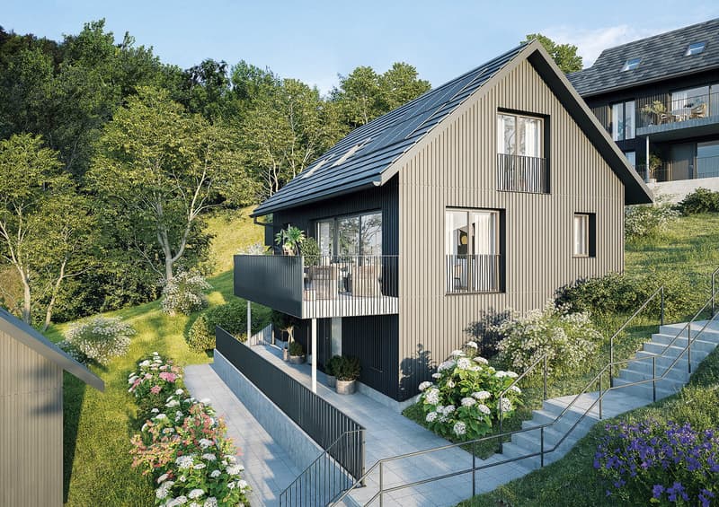 Cinq maisons familiales attrayantes "Im Schüracher", 8418 Waltenstein/Schlatt (2)