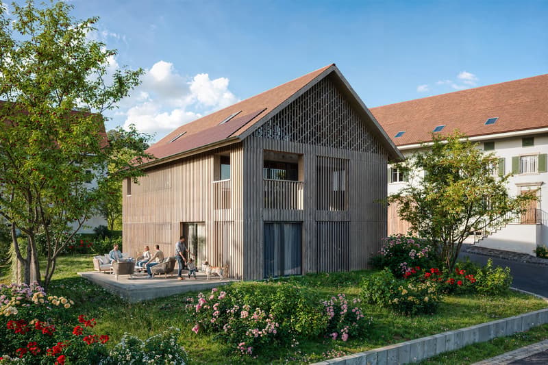 Modernes Einfamilienhaus im Dorfkern von Niederneunforn (1)