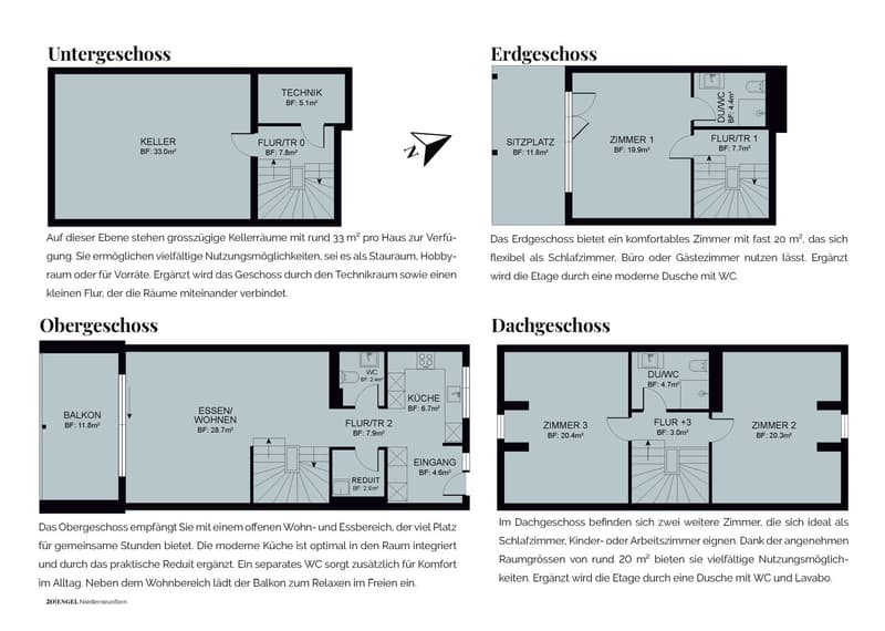 Überbauung Engel, modernes Reiheneinfamilienhaus Premium (6)