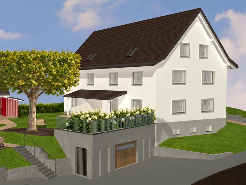 Aussenansicht – Symbolbild – Endausbau kann so aussehen