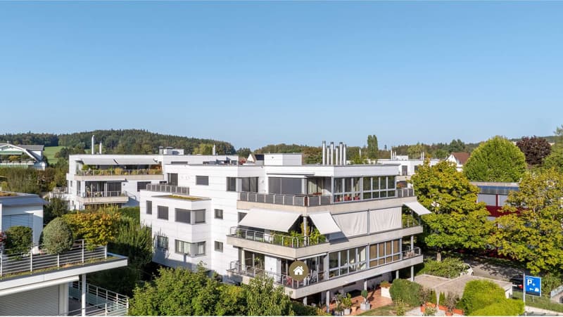 STILVOLLES WOHNEN MIT BESONDEREM LEBENSGEFÜHL: Lichtdurchflutete 4.5- Zimmerwohnung in Zumikon (2)