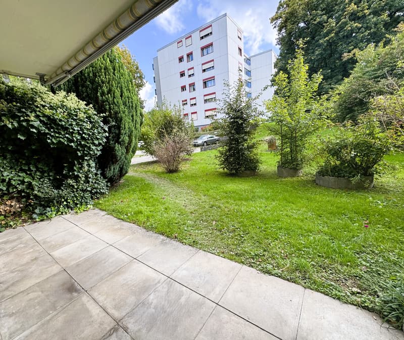 Appartement de 3,5 pièces lumineux au rez-de-chaussée dans un endroit calme (11)