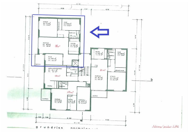 Sanierte 4.5-Zimmerwohnung mit Balkon und Lift (1)