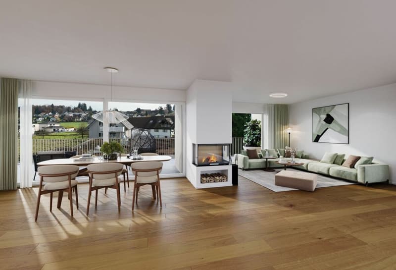 Last apartment - living space - Exclusive 3.5-room attic apartment in prime location! (4)