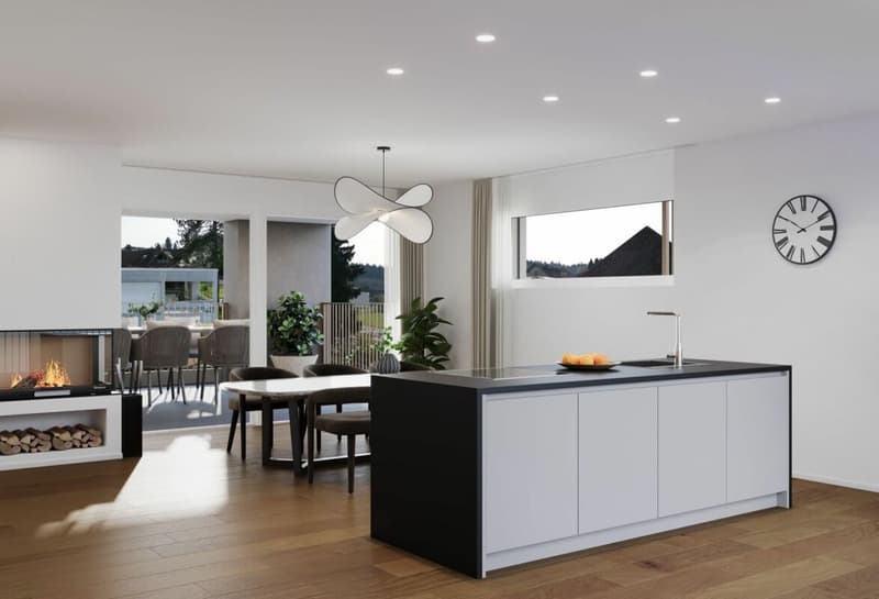 Last apartment - living space - Exclusive 3.5-room attic apartment in prime location! (3)