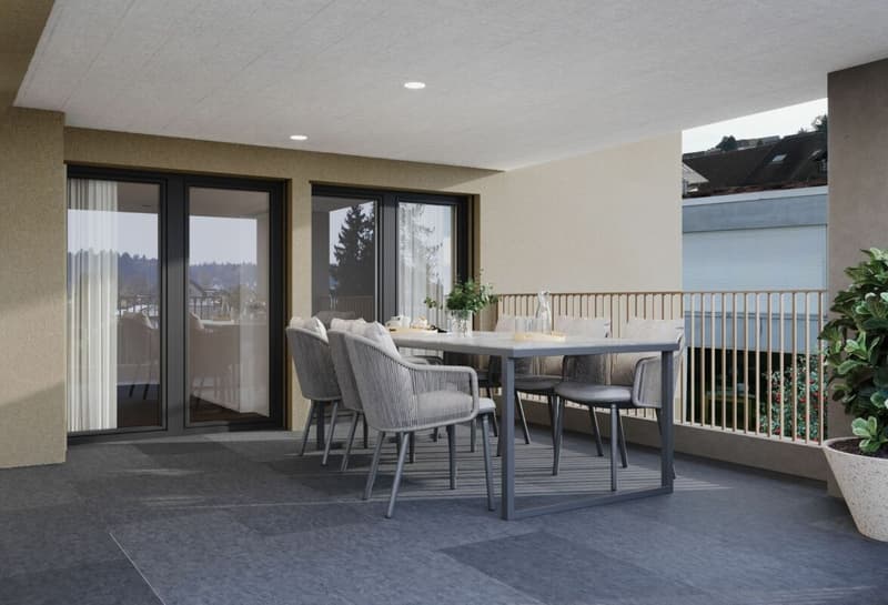 Last apartment - living space - Exclusive 3.5-room attic apartment in prime location! (7)
