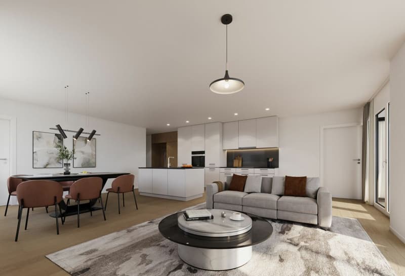 Wohn(T)raum - Exklusive 3½-Zimmer-Wohnung an ruhiger Lage! (3)