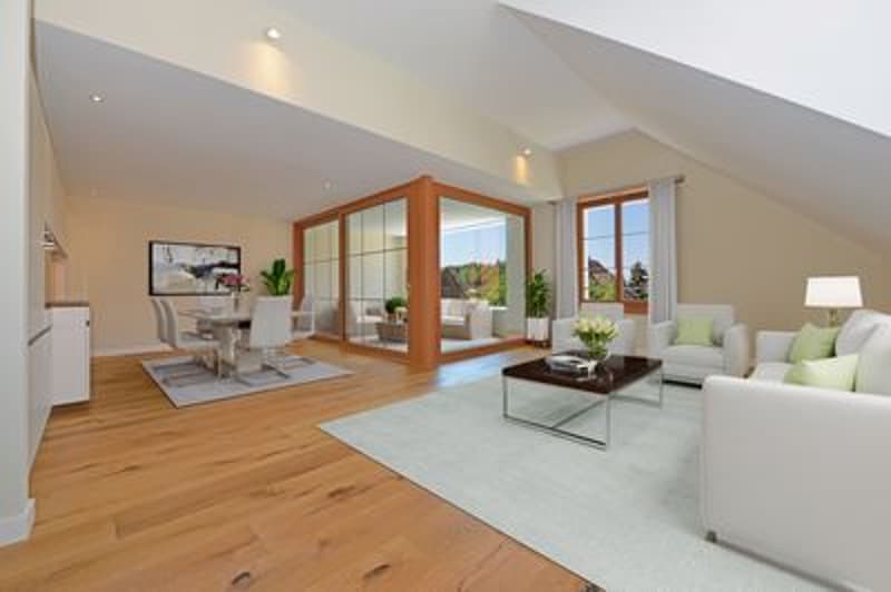 New 4.5-room maisonette apartment: live in the countryside with city connections (1)